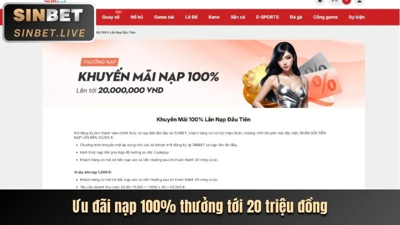Khuyến mãi hoàn trả 888win